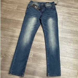WXYZ‎ MFG CO Nomad Slim Fit Jeans Mens 29x30 Blue Stretch Tapered Leg New